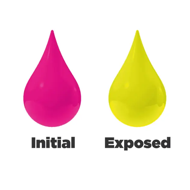 Indicator ink for VH202