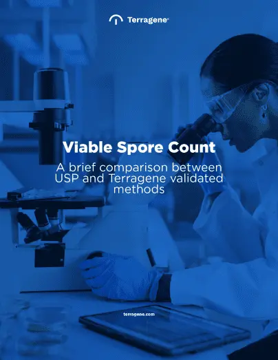 Viable spore coount - technical library