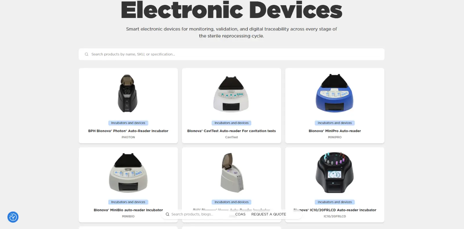 Electronic devices and autoreader incubators for biological indicators and hygiene monitoring systems